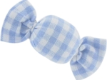 Mini sweet hairslide sky blue gingham