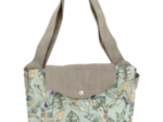 Tote bag with a zip paradizoo mint