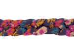 Plait hair slide hippie fleurie