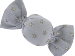 Mini sweet hairslide grey gold star