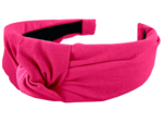 Large Crossed Headband fuschia