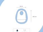 Coated fabric bib amis des bois