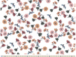 Jersey fabric flowery bees