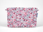 Coton clutch bag rose grenadine