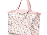 Tote bag with a zip coquillages et crustacés