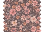 1 m fabric coupon ex2648 Chocolate retro bohemian