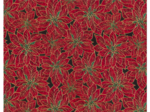 Cotton fabric gold poinsettia ex1106