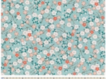 Cotton fabric ex2401 cherry blossom mint