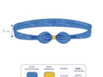 Jersey knit baby headband   copa-cabana
