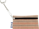 Keyring  wallet bronze copper stripe 