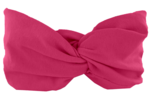 Jersey Crossed Headband Child fuschia