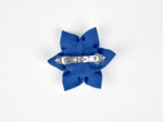 Star flower 4 hairslide navy blue