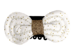 Noeud Anti-Glisse hair slide white sequined