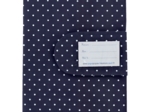 Health book cover navy blue spots