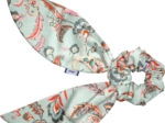 Short tail scrunchie vert bohème