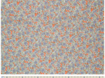 Cotton fabric ex2430 neon orange floral mini