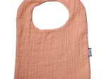 Bib - Baby size gauze pink