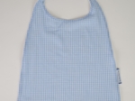 Elastic napkin child sky blue gingham