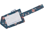 Luggage Tag fleuri nude ardoise