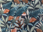Cotton fabric ex2511 navy palm grove