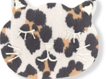 Meow hair slide leopard