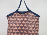 Tote bag with a zip palmeraie