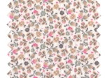 Cotton Fabric ex2628 non pink floral gauze