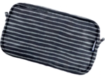 Belt bag striped silver dark blue