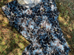 Jersey fabric flower shadows
