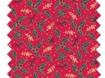 Coupon tissu 50 cm ex2252 red holly