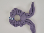 Bunny ear Scrunchie gaze lilas