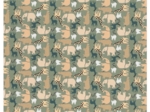 1 m fabric coupon safari kaki