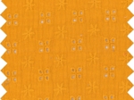 Cotton Fabric gaze dentelle ocre