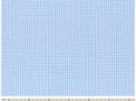 Coated fabric sky blue gingham