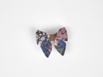 Mini bow tie clip monet lilas