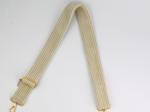 Narrow shoulder strap white large corduroy