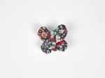 Butterfly hair clip jardin d'aurore
