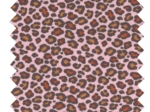 Jersey fabric pale pink leo