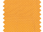 Cotton fabric pois jaune