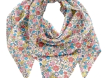 Pom pom scarf mille et une fleurs