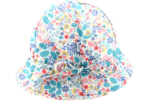 Sun Hat for baby champêtre bleuté