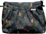 Pleated clutch bag jungle party