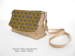 Flap of shoulder bag aniseed star