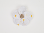 Flower petal hair slide small  white daisies