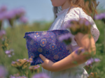Coton clutch bag lavandula