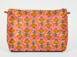 Cosmetic bag with flap shanti