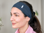 Jersey Twisted Headband navy blue