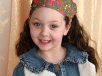 Headscarf headband- child size ballet merveilleux