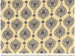 Cotton fabric ex2514 indian cream graphic drops