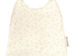 Elastic napkin child gaze pois or écru